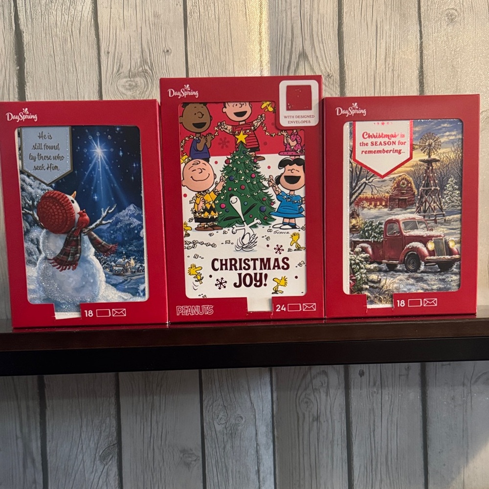 3 Set DaySpring Xmas Cards Total Count 60**[04]